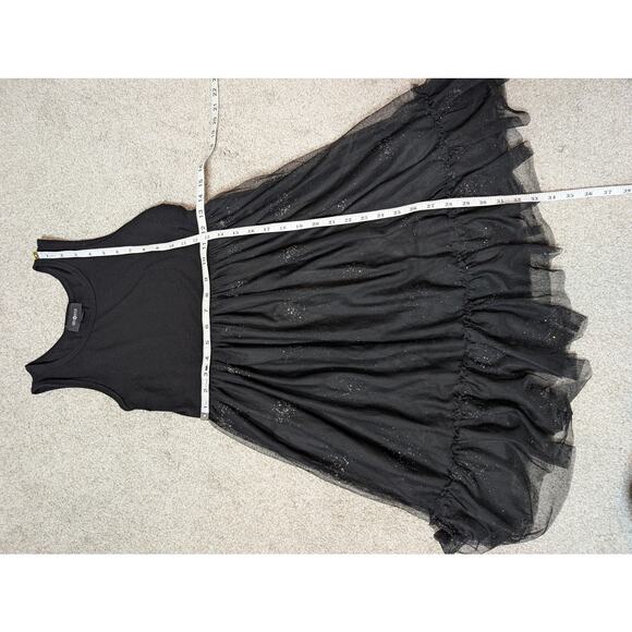 Sparkle Tulle Goth Dress - Picture 2 of 8